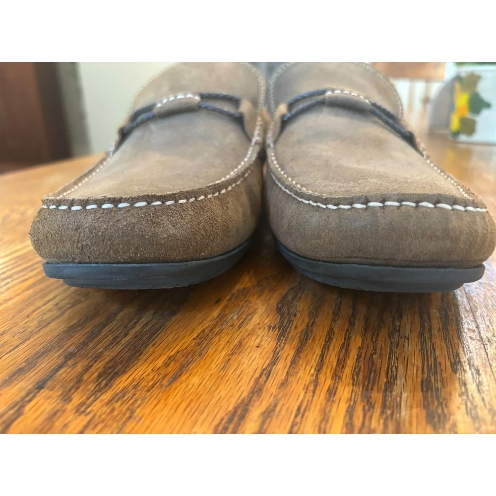 Martin Dingman Mens Bill Brown Suede Driving Moc Loafers 11.5 530801M Brazil